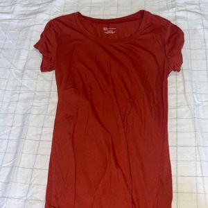 Burnt Orange Short sleeved shirt.